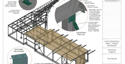 Fort Edmonton Park - CLT Panel Install