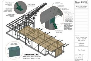 Fort Edmonton Park - CLT Panel Install